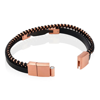 Daniel Klein Rose Gold Color Bracelet For  Men