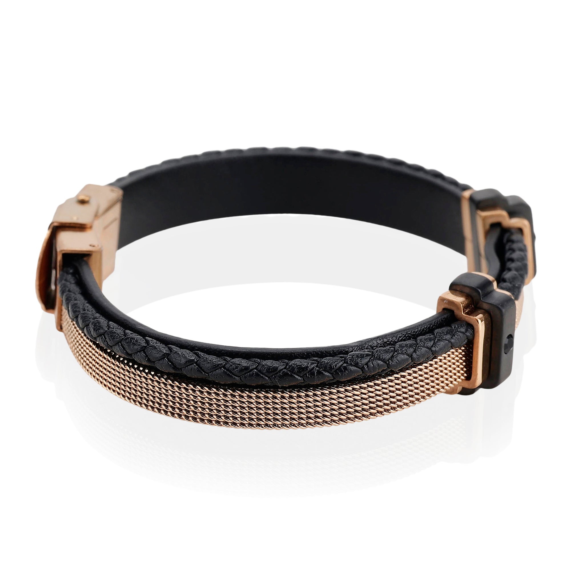 Daniel Klein Black Color Bracelet For  Men