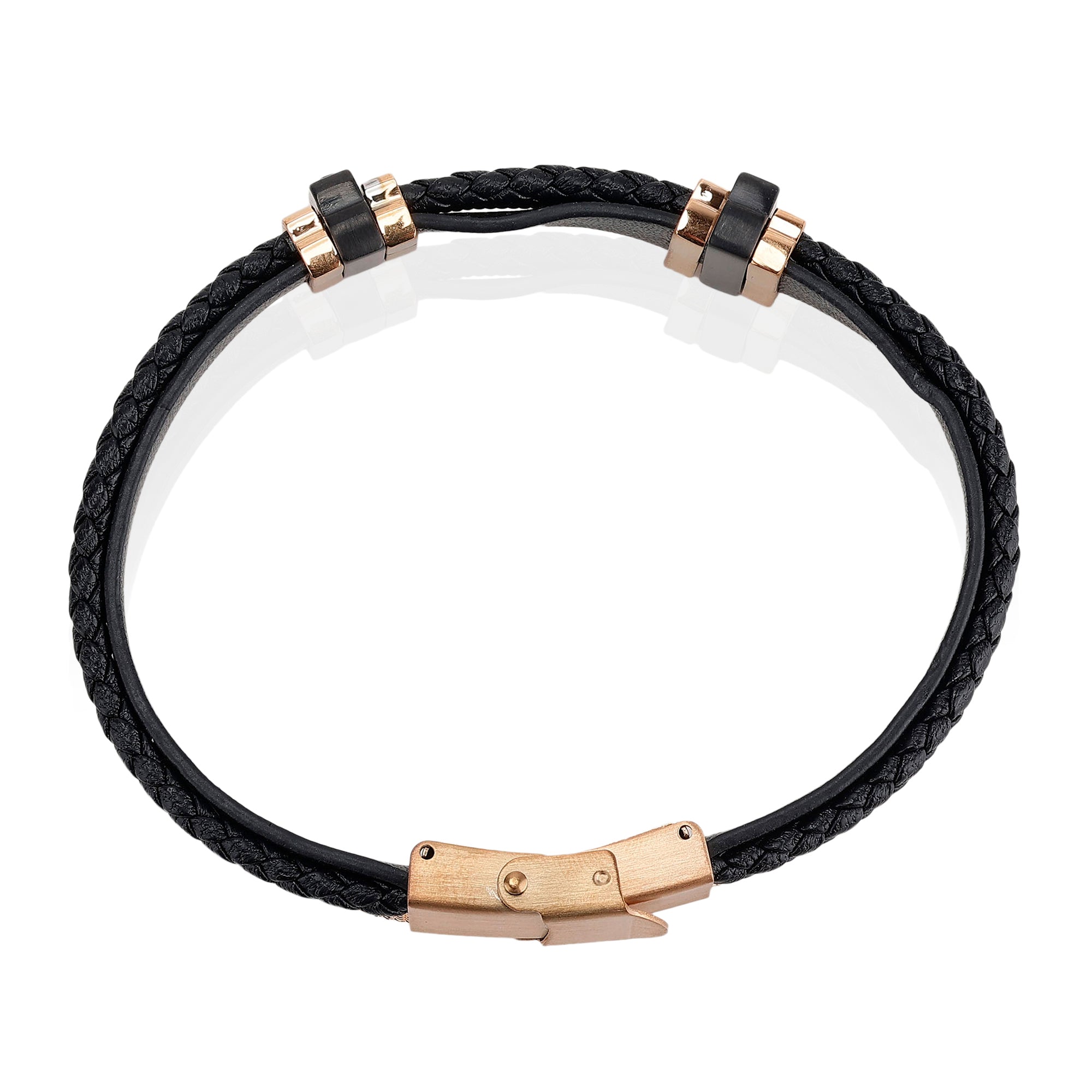 Daniel Klein Black Color Bracelet For  Men