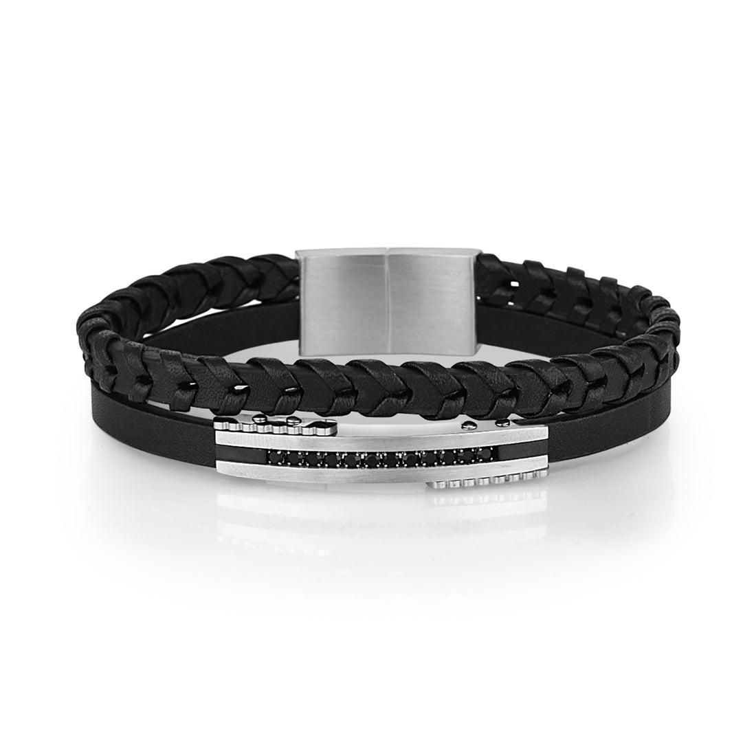 Daniel Klein Silver Color Bracelet For  Men