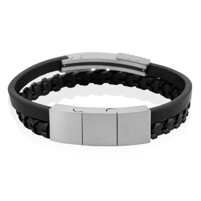 Daniel Klein Silver Color Bracelet For  Men