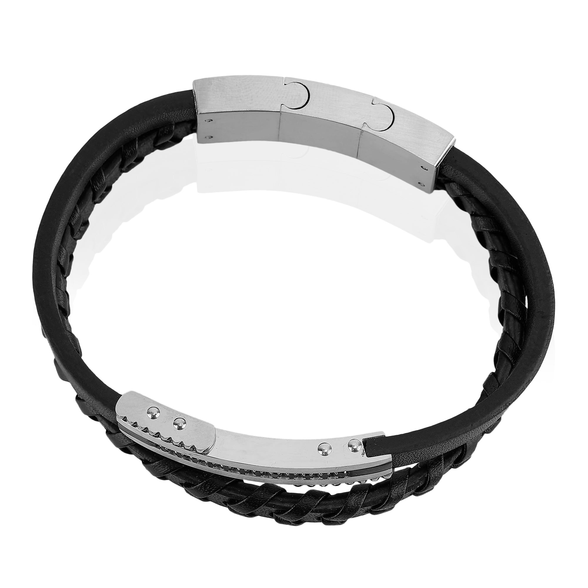 Daniel Klein Silver Color Bracelet For  Men