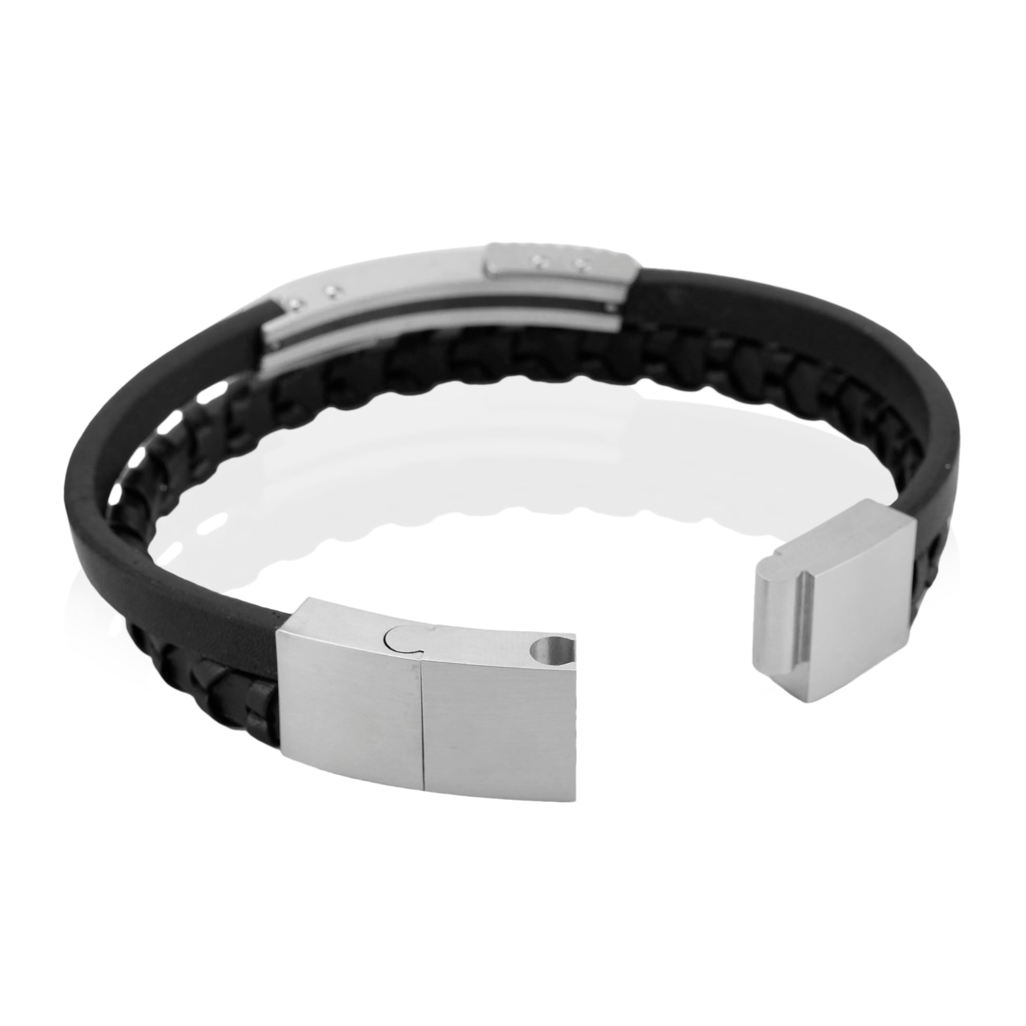 Daniel Klein Silver Color Bracelet For  Men