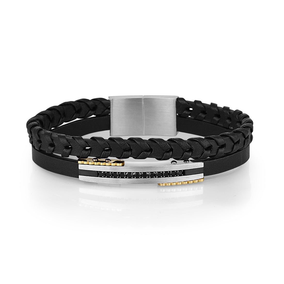 Daniel Klein Silver Color Bracelet For  Men