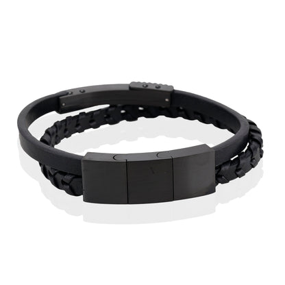 Daniel Klein Black Color Bracelet For Men