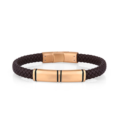Daniel Klein Rose Gold Color Bracelet For  Men