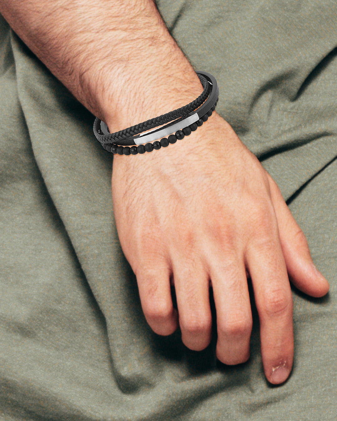 Daniel Klein Silver Color Bracelet For  Men