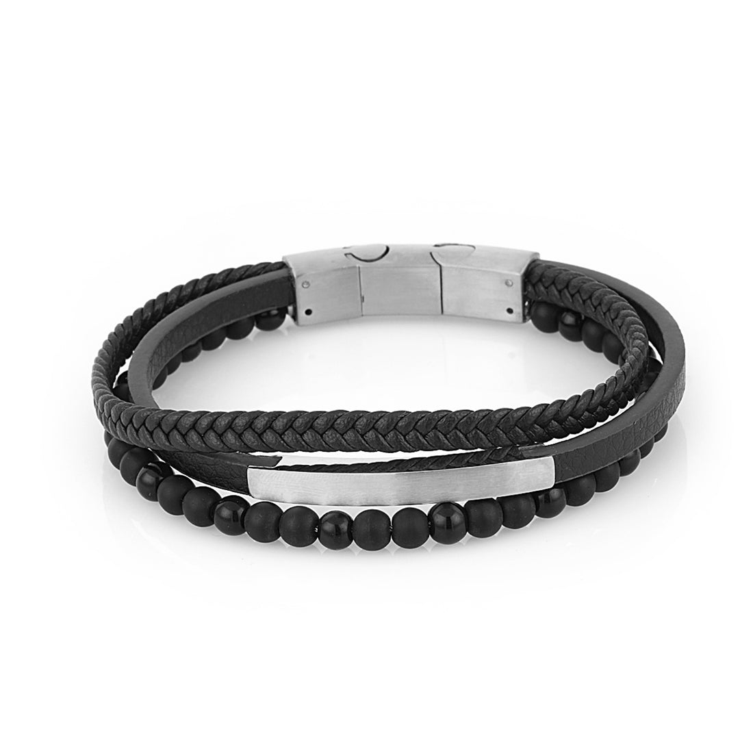 Daniel Klein Silver Color Bracelet For  Men