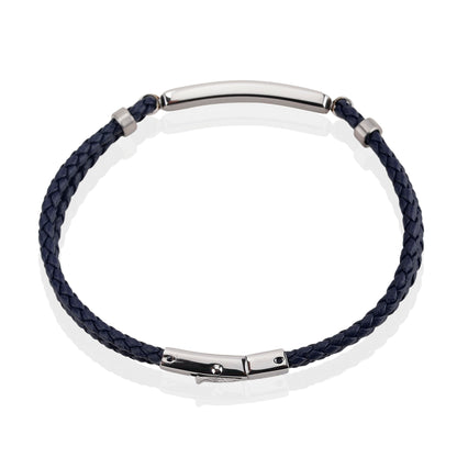 Daniel Klein Silver Color Bracelet For  Men