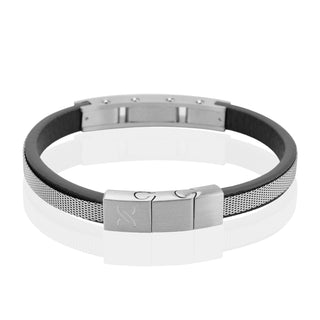 Daniel Klein Silver Color Bracelet For  Men