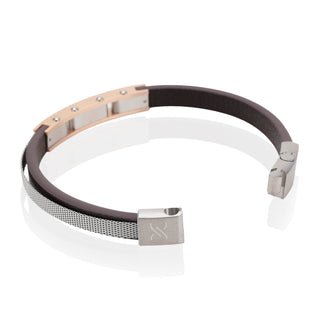 Daniel Klein Silver Color Bracelet For  Men