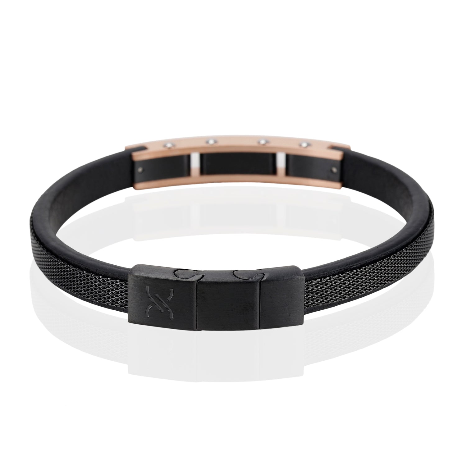 Daniel Klein Black Color Bracelet For  Men