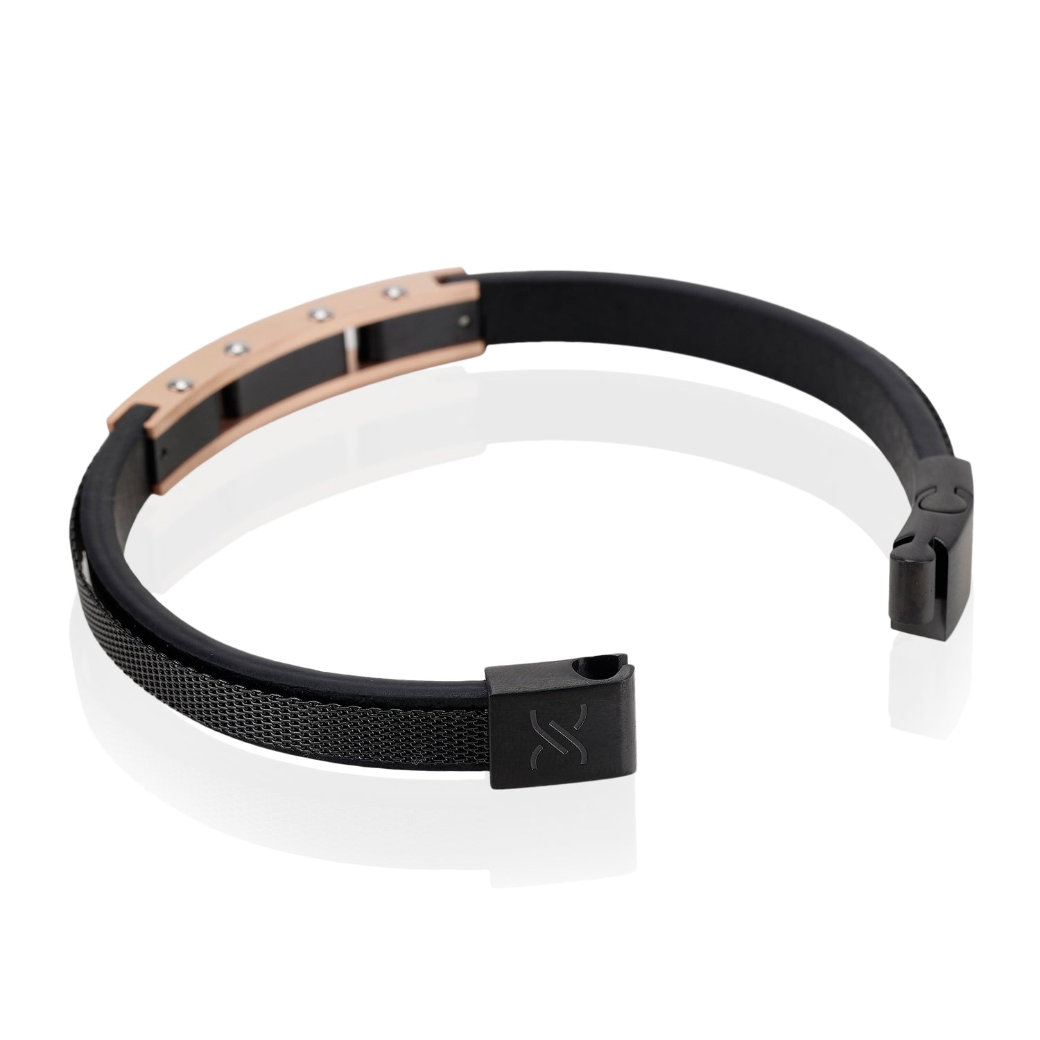 Daniel Klein Black Color Bracelet For  Men