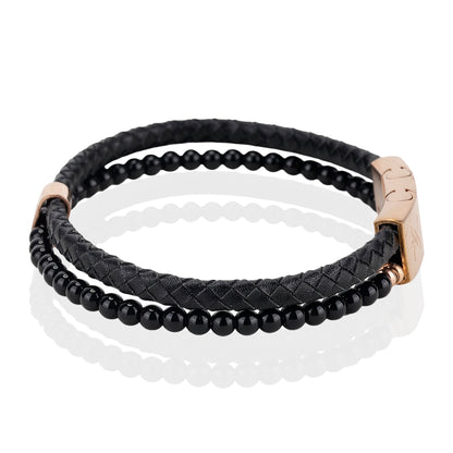 Daniel Klein Gold Color Bracelet For  Men
