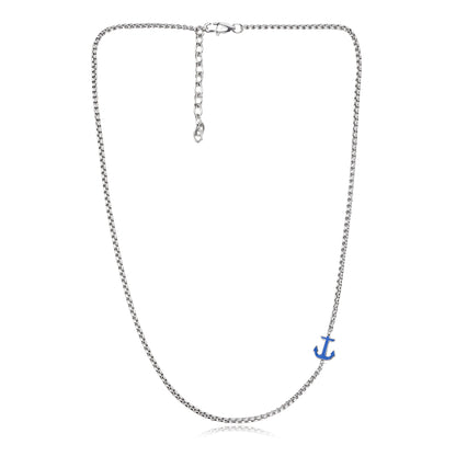 Daniel Klein Silver Color Necklace For  Men