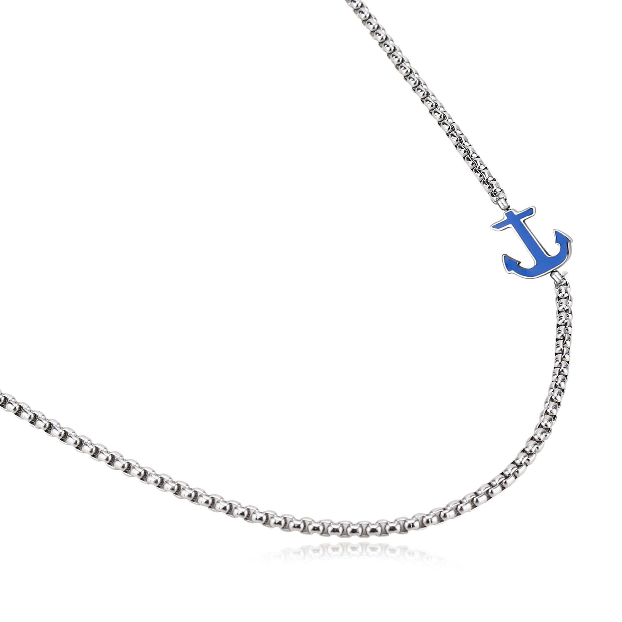 Daniel Klein Silver Color Necklace For  Men