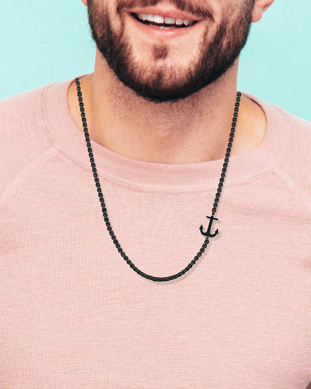 Daniel Klein Black Color Necklace For  Men