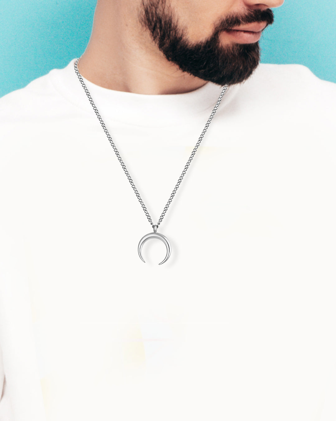 Daniel Klein Silver Color Necklace For  Men