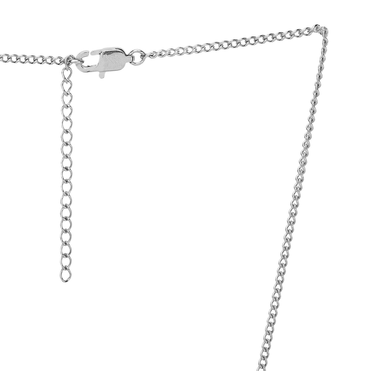 Daniel Klein Silver Color Necklace For  Men