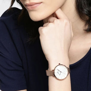Daniel Klein Premium Women Silver Dial Watch