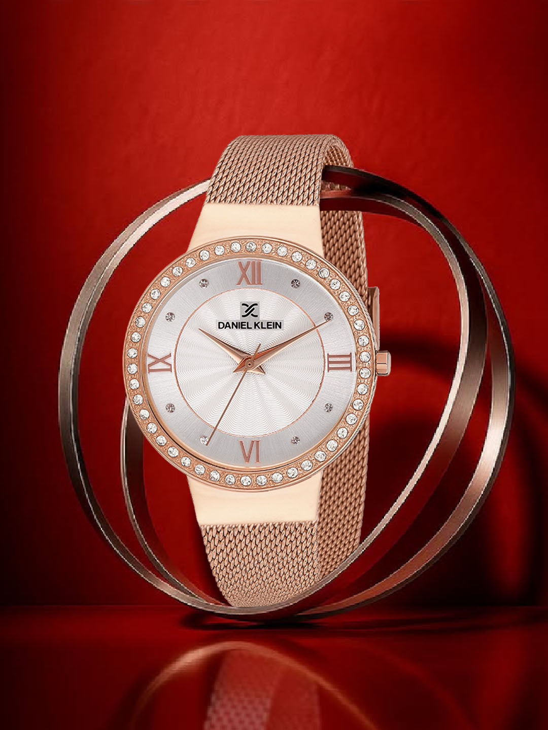 Daniel Klein Premium Women Silver Dial Watch