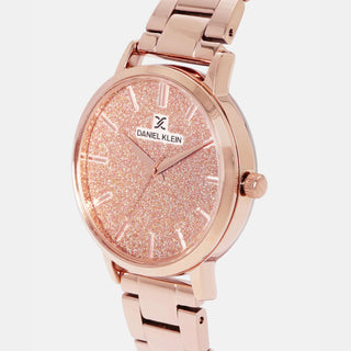 Daniel Klein Premium Women Rose Gold Dial Watch