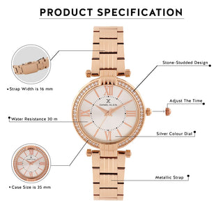 Daniel Klein Premium Women Silver Dial Watch