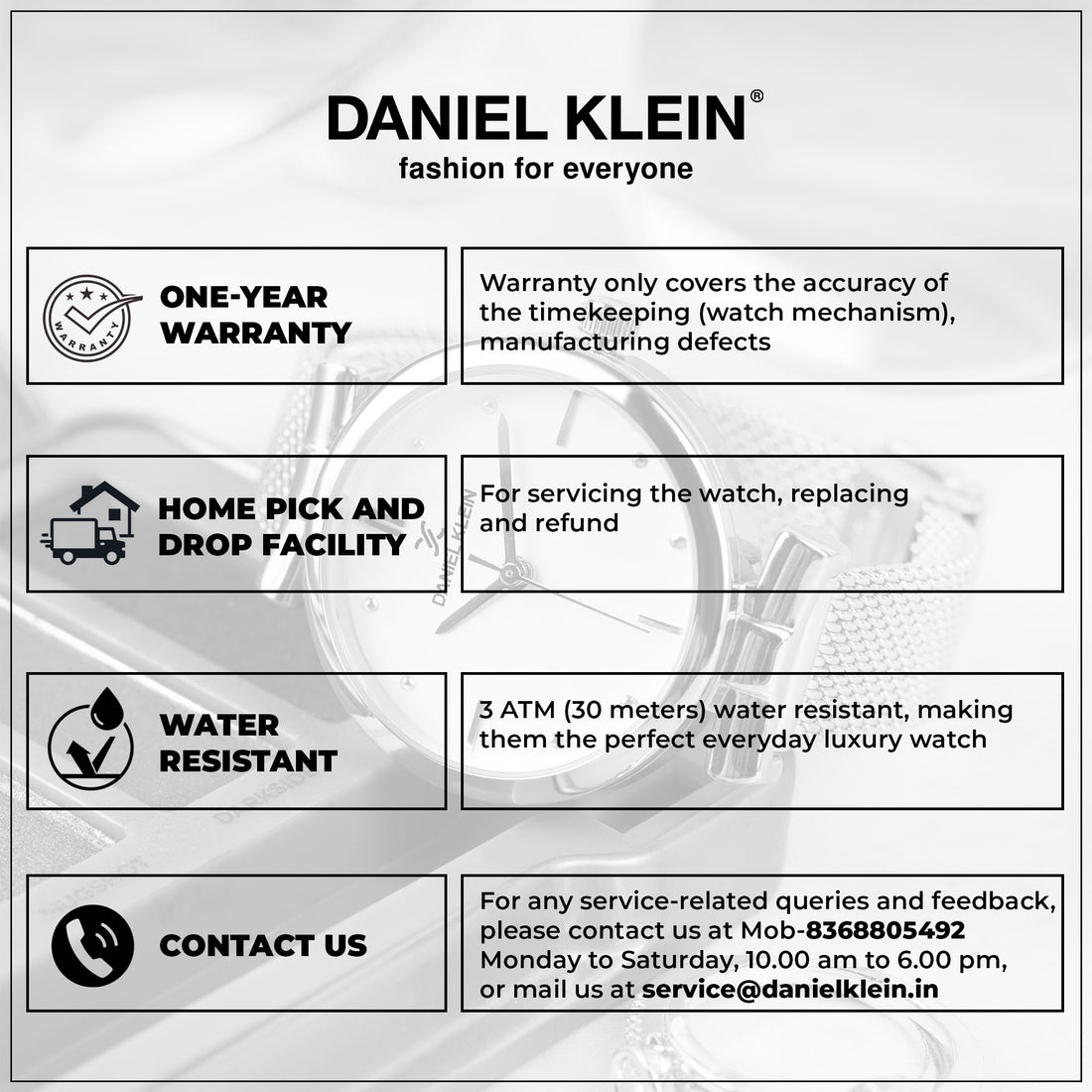 Daniel Klein Premium Men Silver Dial Watch