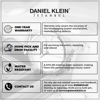 Daniel Klein Premium Men White Dial Watch