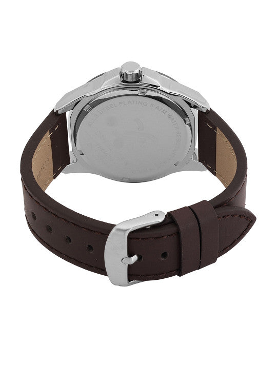 Daniel Klein Men Dial &amp; Leather Straps Analogue Watch DK.1.13975-4