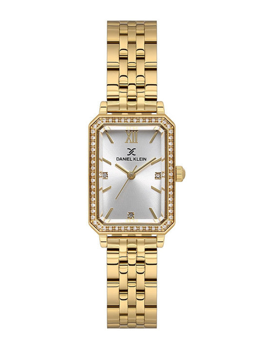 Daniel Klein Women Dial &amp; Stainless Steel Bracelet Style Straps Watch DK.1.13970-2