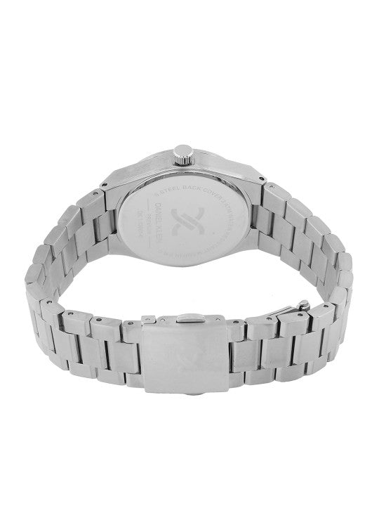 Daniel Klein Women Round Dial &amp; Stainless Steel Straps Analogue Watch DK.1.13961-5