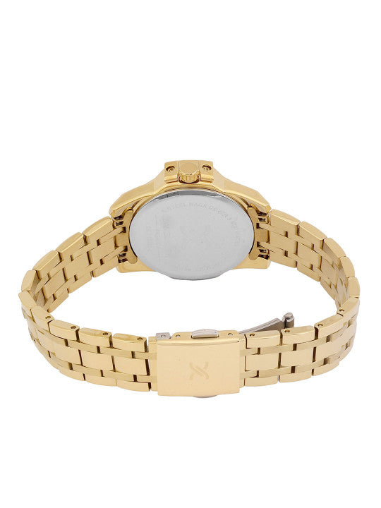 Daniel Klein Premium Lady Women Textured Bracelet Style Straps Analogue Watch DK.1.13956-4