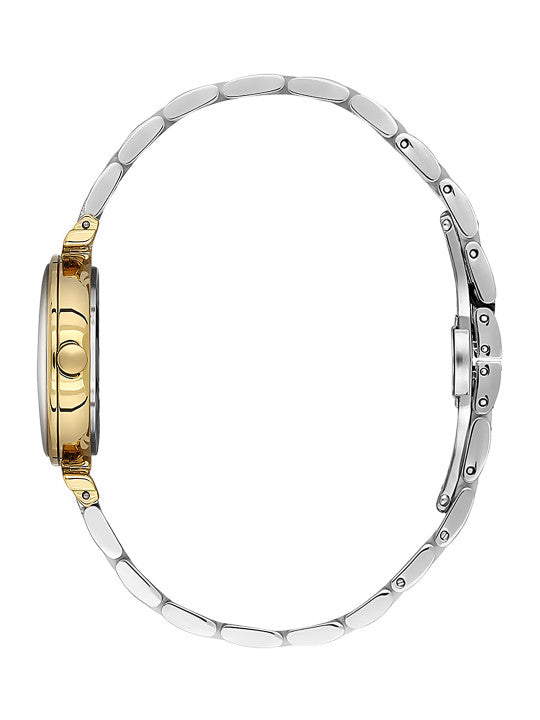 Daniel Klein Women Embellished Dial &amp; Stainless Steel Straps Analogue Watch DK.1.13958-4