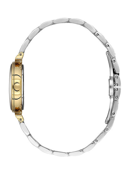 Daniel Klein Women Embellished Dial &amp; Stainless Steel Straps Analogue Watch DK.1.13958-4