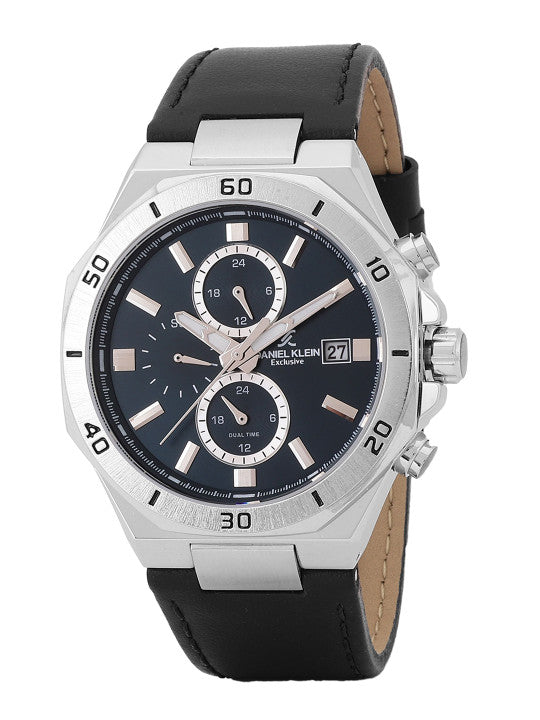 Daniel Klein Exclusive Unisex Dial &amp; Leather Straps Analogue Watch DK.1.14003-3