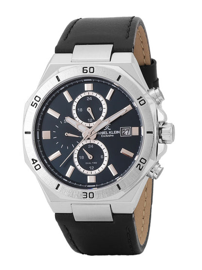 Daniel Klein Exclusive Unisex Dial &amp; Leather Straps Analogue Watch DK.1.14003-3