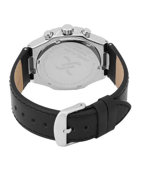Daniel Klein Exclusive Unisex Dial &amp; Leather Straps Analogue Watch DK.1.14003-3