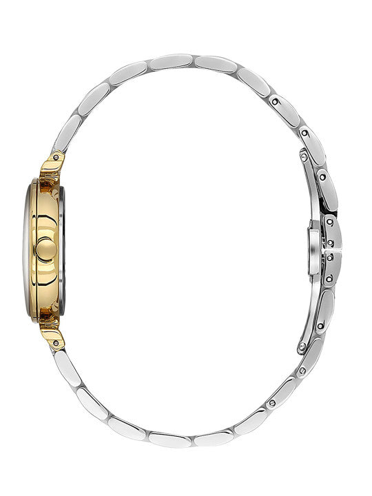 Daniel Klein Women Embellished Stainless Steel Bracelet Straps Analogue Watch DK.1.13958-3