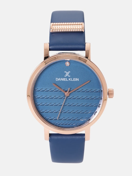 Daniel Klein Premium Women Dark Blue Dial Watch