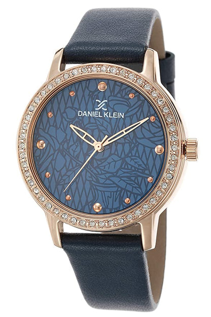 Daniel Klein Premium Women Rose Gold Dial Watch