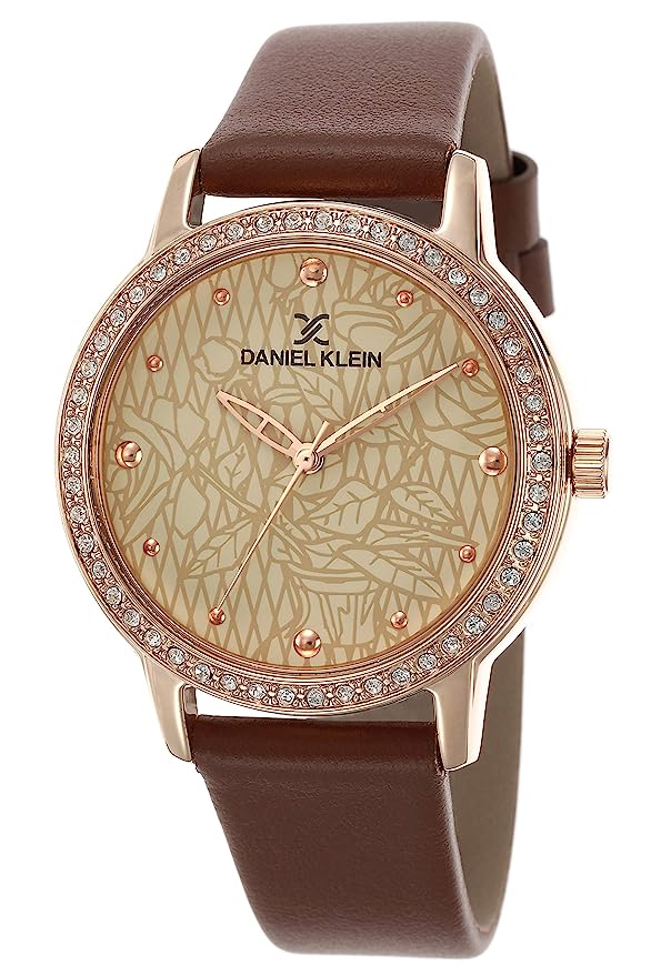 Daniel Klein Premium Women Rose Gold Dial  Watch