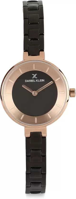 Daniel Klein Fiord Women Black Dial Watch