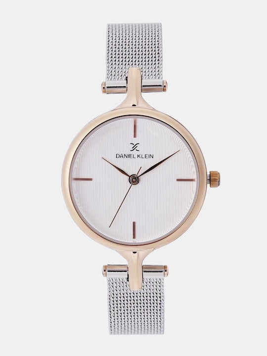 Daniel Klein Premium Women Silver Dial  Watch