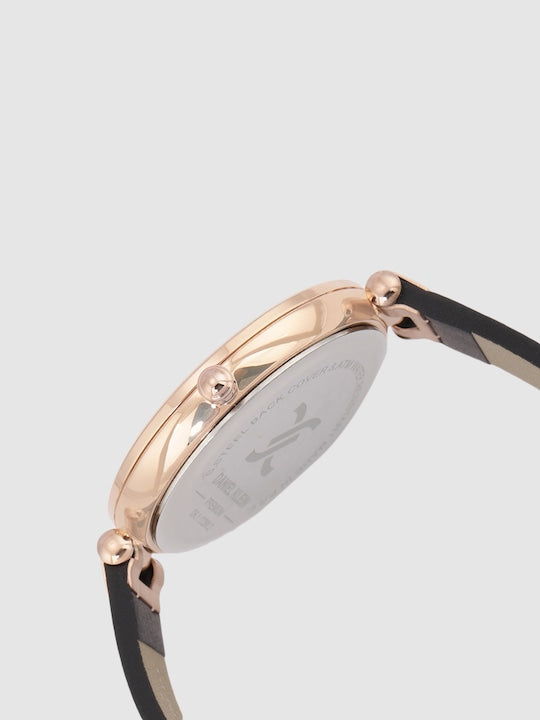 Daniel Klein Premium Women Gun Black Dial Watch