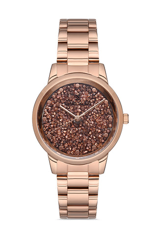 Daniel Klein Premium Women Rose Gold - Stone Dial Watch