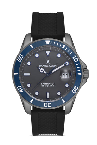 Daniel Klein Premium Men Dark Grey - Solid Dial With Real Index Watch