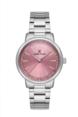 Daniel Klein Premium Women Pink Dial Watch