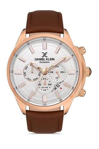 Daniel Klein Exclusive Men Silver Dial Watch