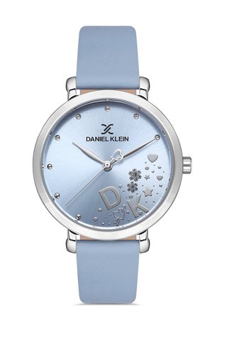 Daniel Klein Trendy Women Sky Blue Dial Watch